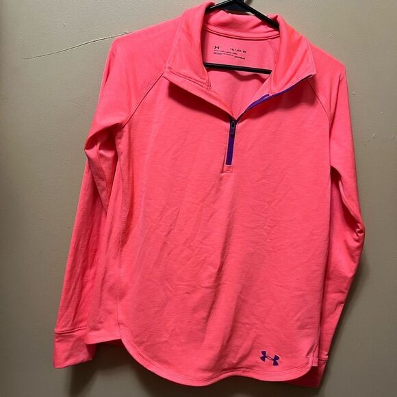 youth XL Girls UNDER ARMOUR quarter zip. - Picture 1 of 4